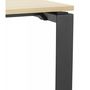 Voir la diapositive 4 : Paris Prix Bureau Bench Design  Dane  160cm Noir & Naturel