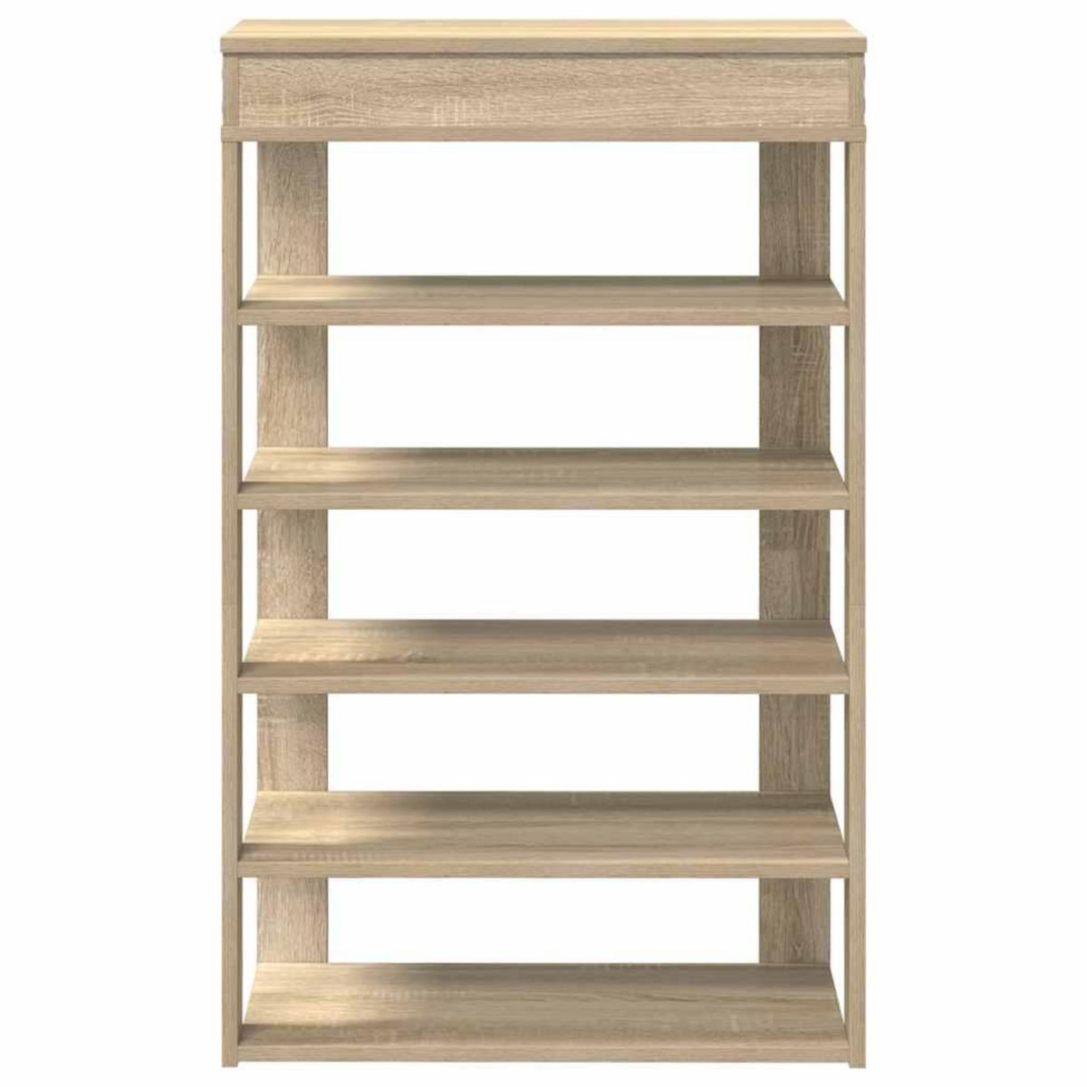 VIDAXL Etagere a chaussures chene sonoma 60x30x98 cm bois d'ingenierie