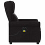 Voir la diapositive 5 : VIDAXL Fauteuil de massage inclinable electrique Noir Tissu