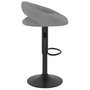 Voir la diapositive 5 : VIDAXL Tabourets de bar lot de 2 gris clair velours