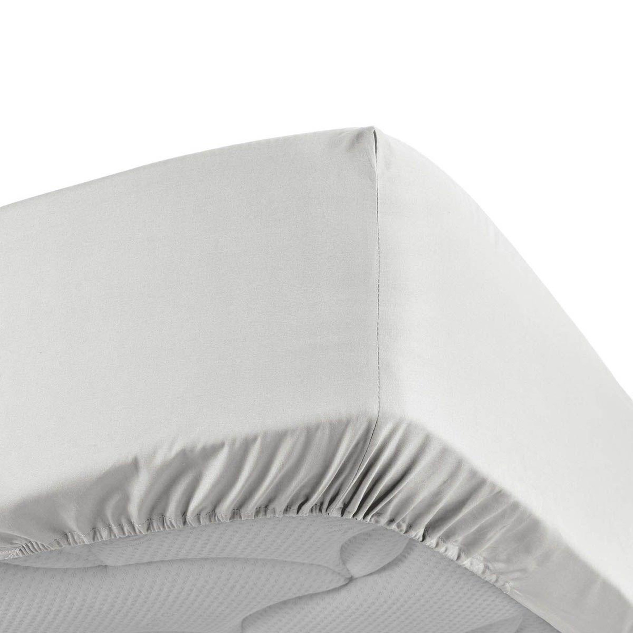 Douceur d'Intérieur Drap housse  percaline  180x200cm white