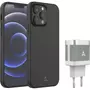 ADEQWAT Pack iPhone 13 Pro Max Coque + Charger 30W