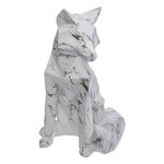 ATMOSPHERA Statuette Déco Origami  Renard  25cm Blanc