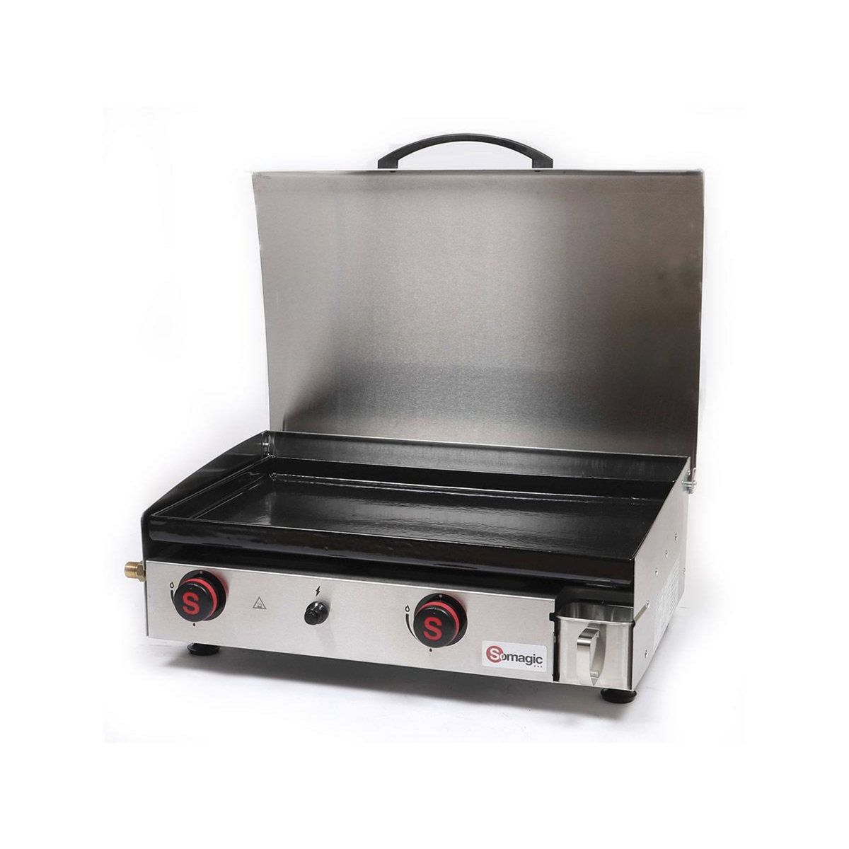 SOMAGIC Plancha gaz 2 brûleurs Arenc 6 kW - Somagic