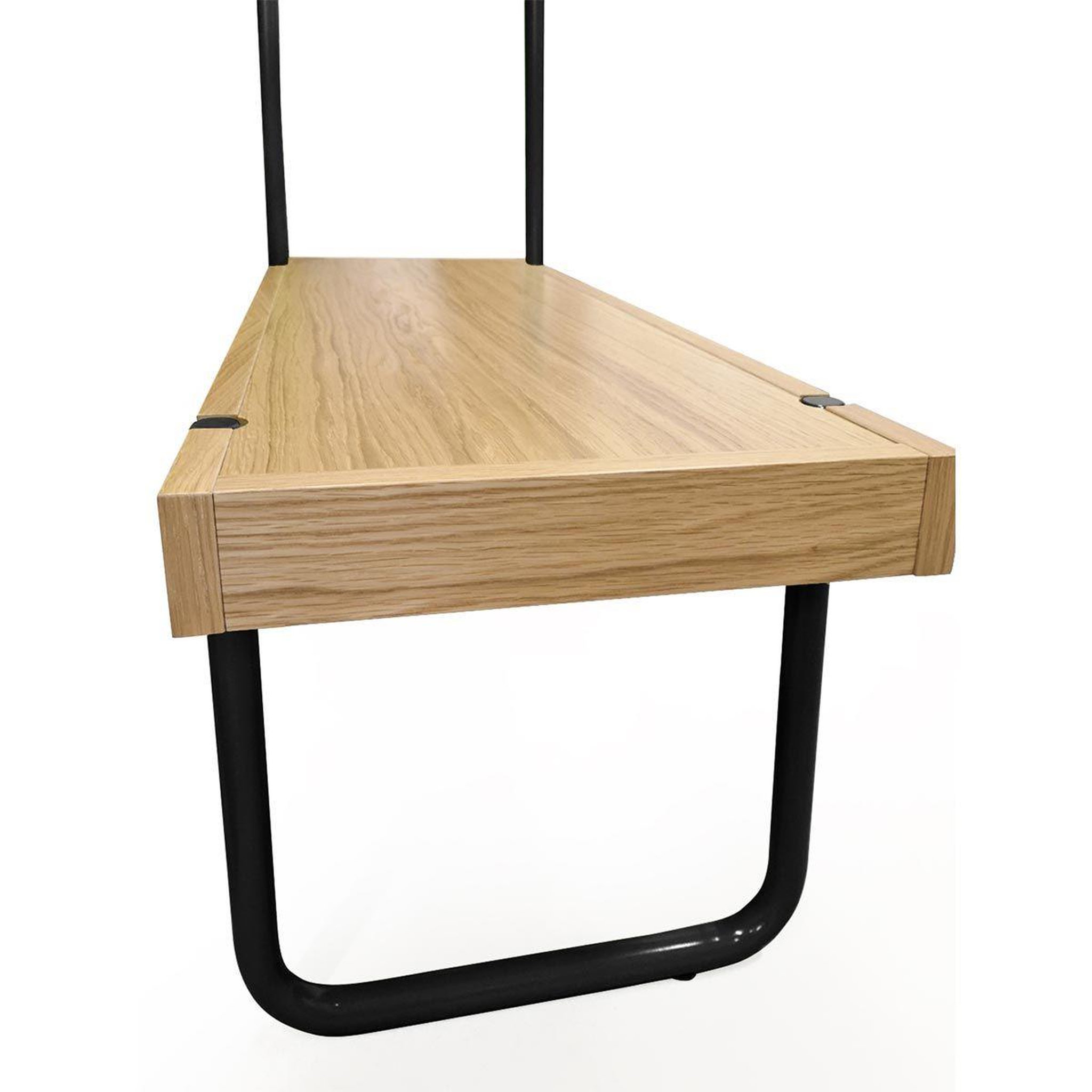 Voir la diapositive 4 : Paris Prix Meuble d'entrée avec portant  ben  90cm naturel