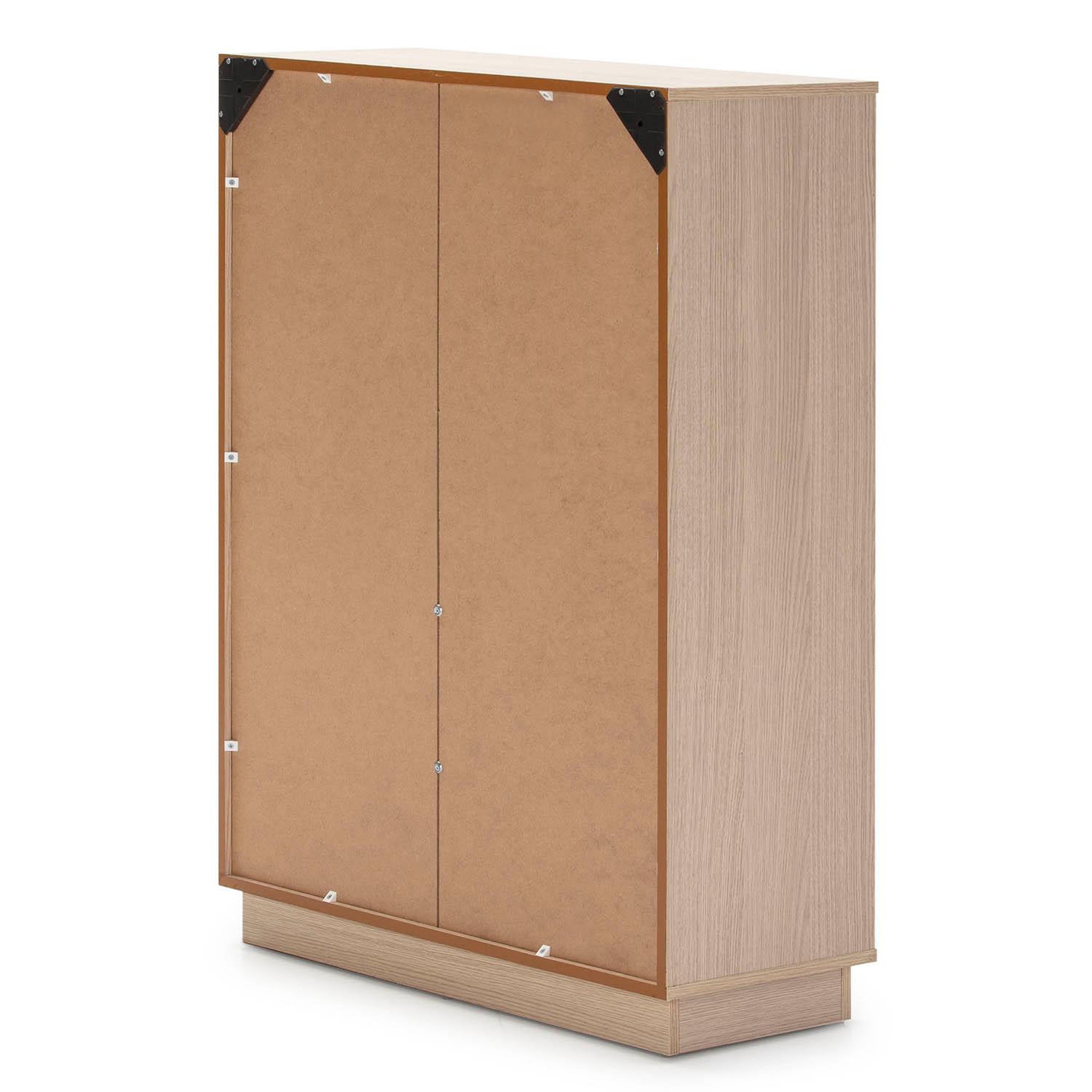 Voir la diapositive 5 : VS VENTA-STOCK Étagère Bibliothèque Vigo 110x80 cm , étagère pour bureau, couleur Chêne et Gris