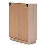 Voir la diapositive 5 : VS VENTA-STOCK Étagère Bibliothèque Vigo 110x80 cm , étagère pour bureau, couleur Chêne et Gris