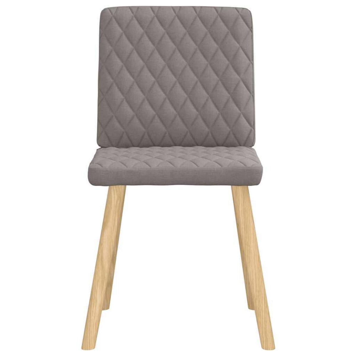VIDAXL Chaises a manger lot de 6 taupe tissu