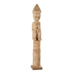 Paris Prix Statuette Déco  Personnage Africain Debout  88cm Naturel