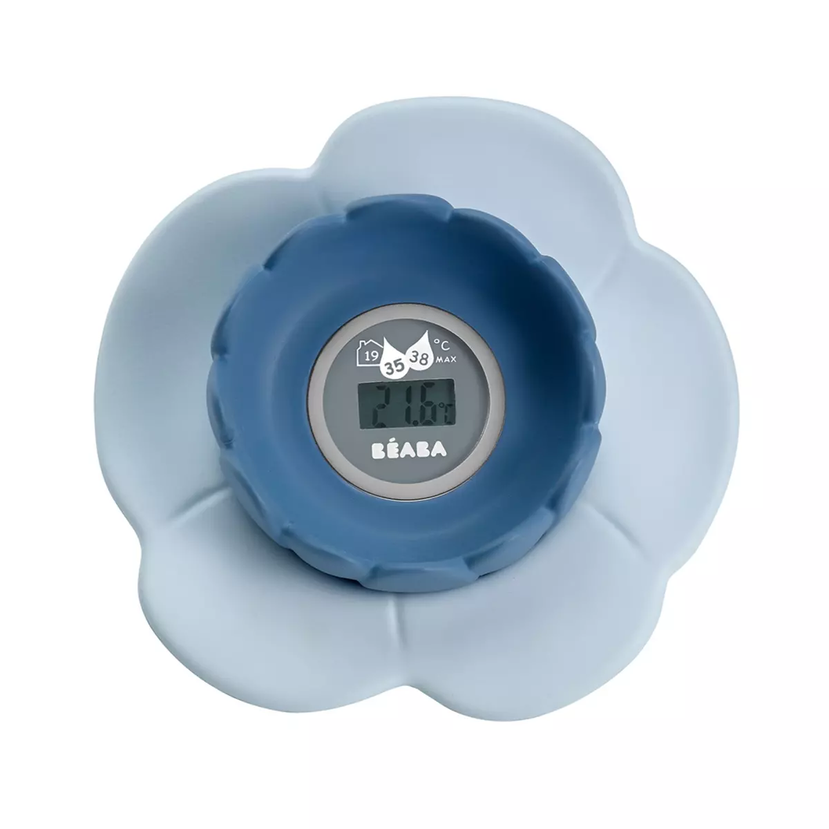 BEABA Thermomètre de bain numérique "Lotus" bleu