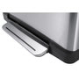 Voir la diapositive 4 : EKO EKO Poubelle a pedale E-Cube 28 L+18 L Argente mat