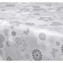 Voir la diapositive 3 : HABITABLE Nappe en toile cirée rectangulaire Paco - 140 x 200 cm - Gris