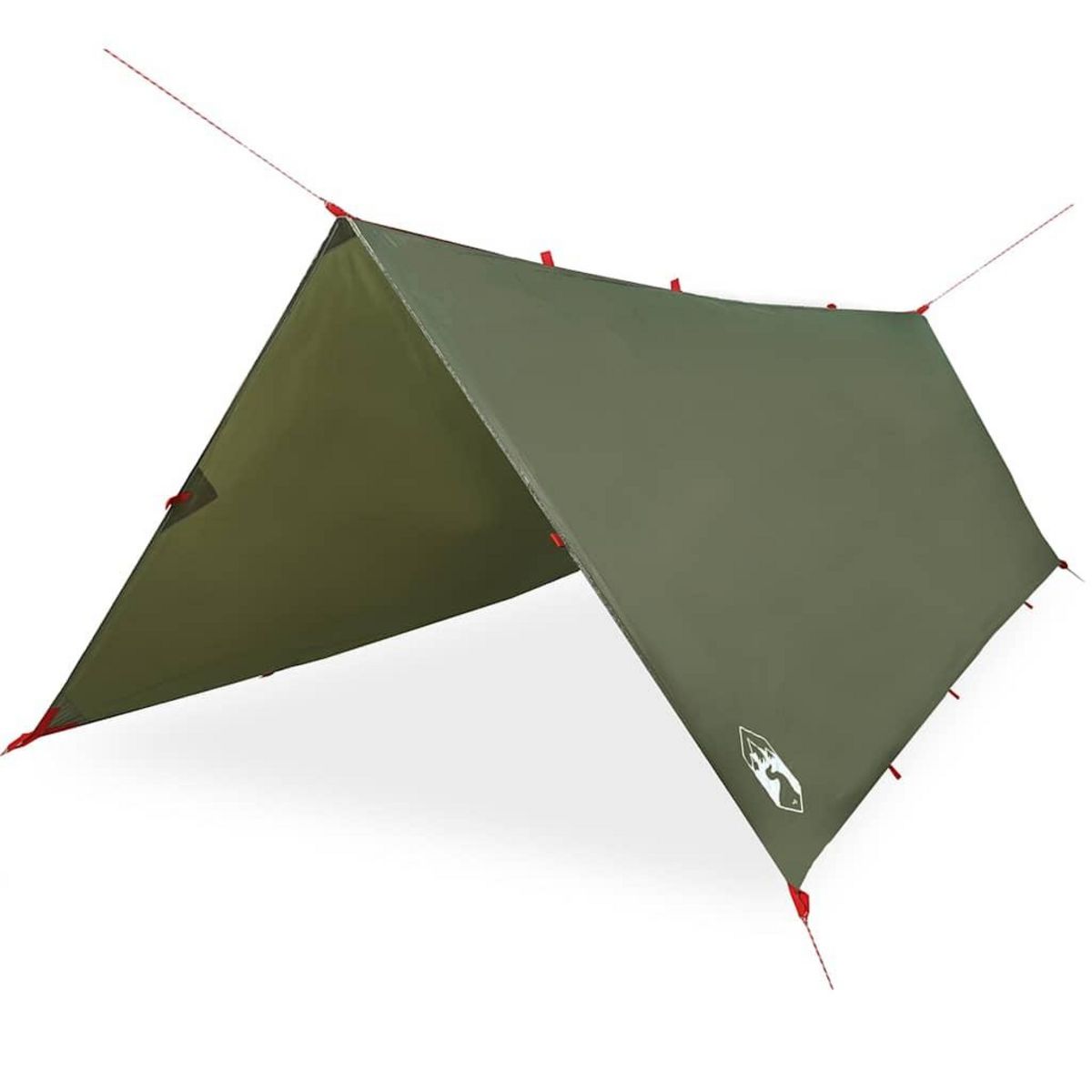 VIDAXL Bache de camping vert olive 406x306 cm impermeable