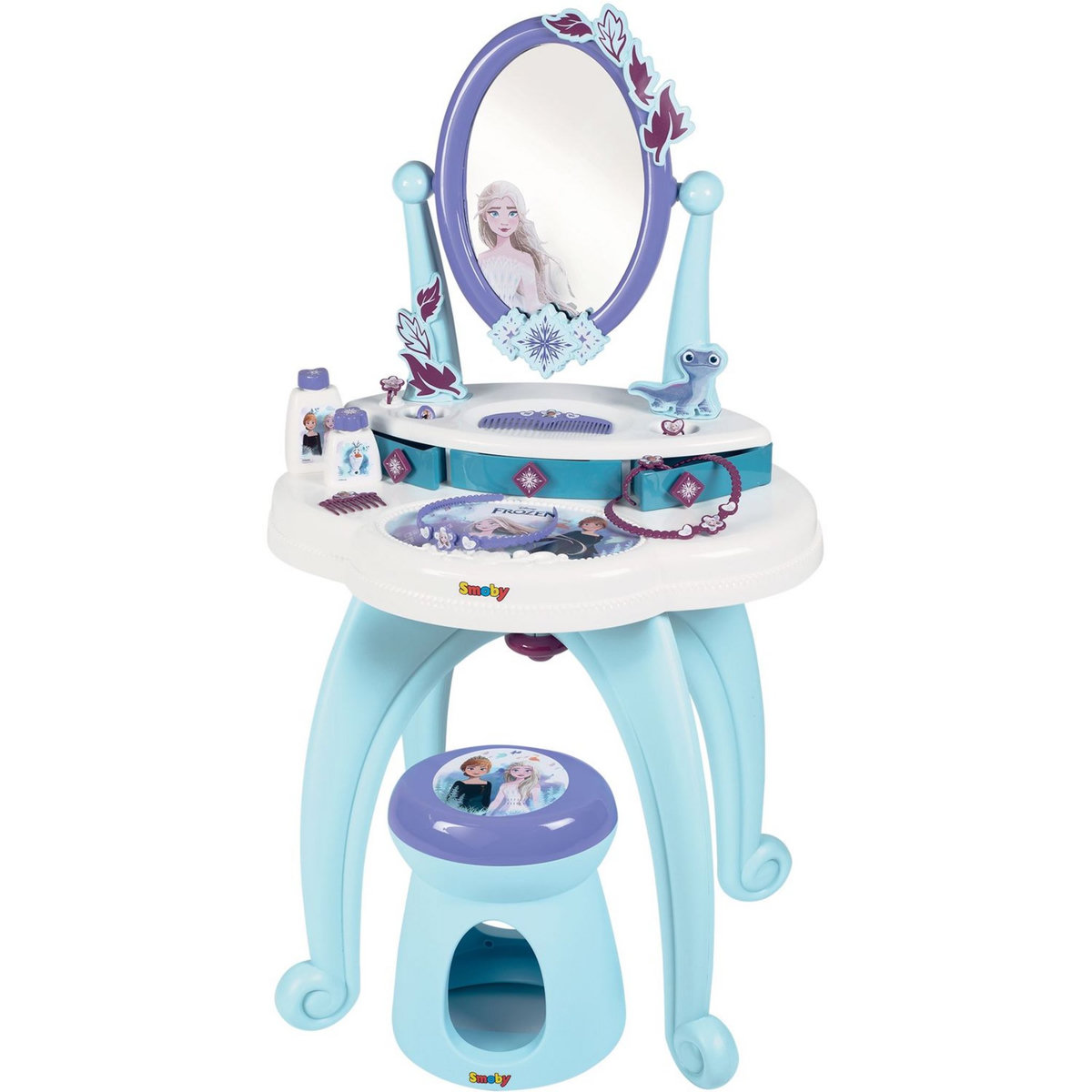 SMOBY Coiffeuse 2 en 1 Reine des Neiges 