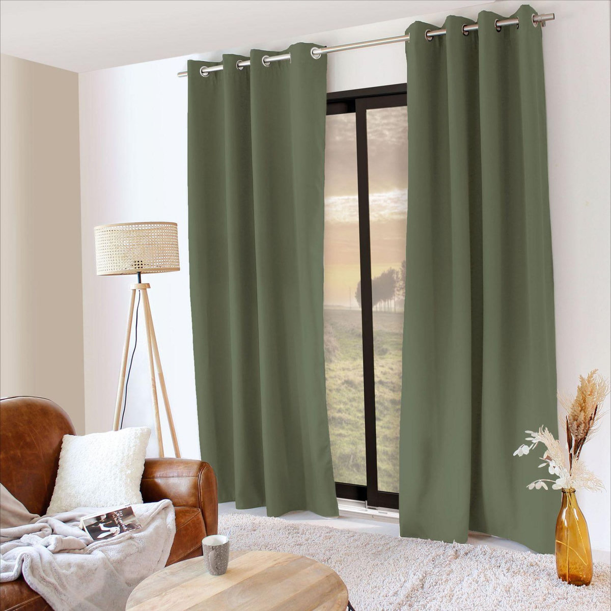 TOILINUX Rideau thermique Glacier