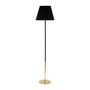 Voir la diapositive 2 : OSTARIA Lampadaire métal tissu noir Aurelia H143
