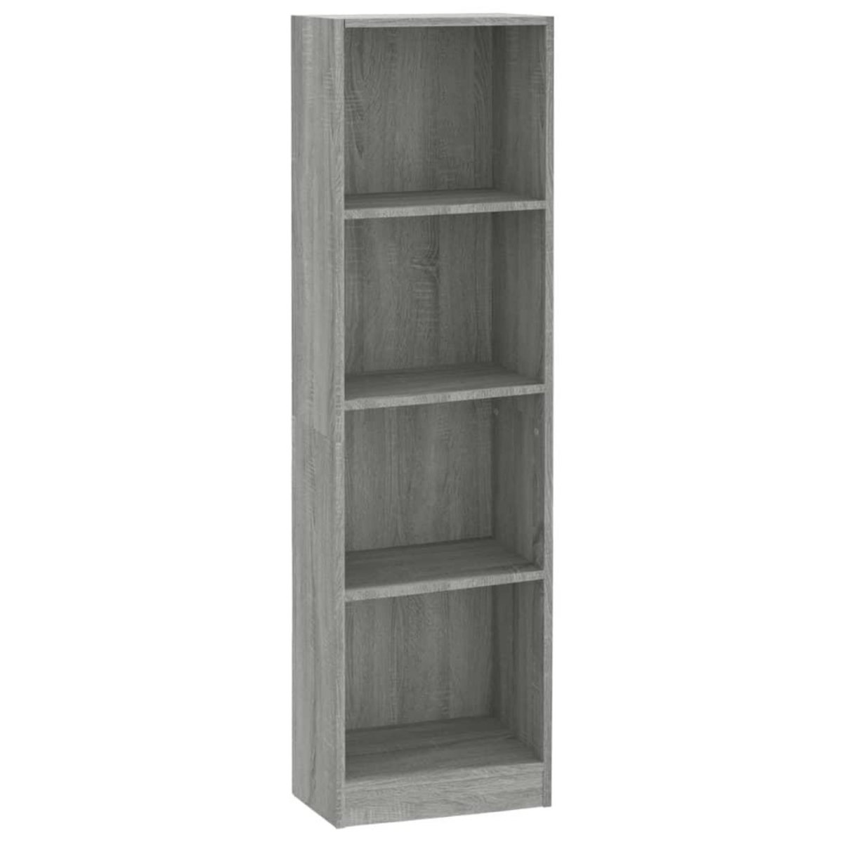 VIDAXL Bibliotheque 4 niveaux Sonoma gris 40x24x143 cm