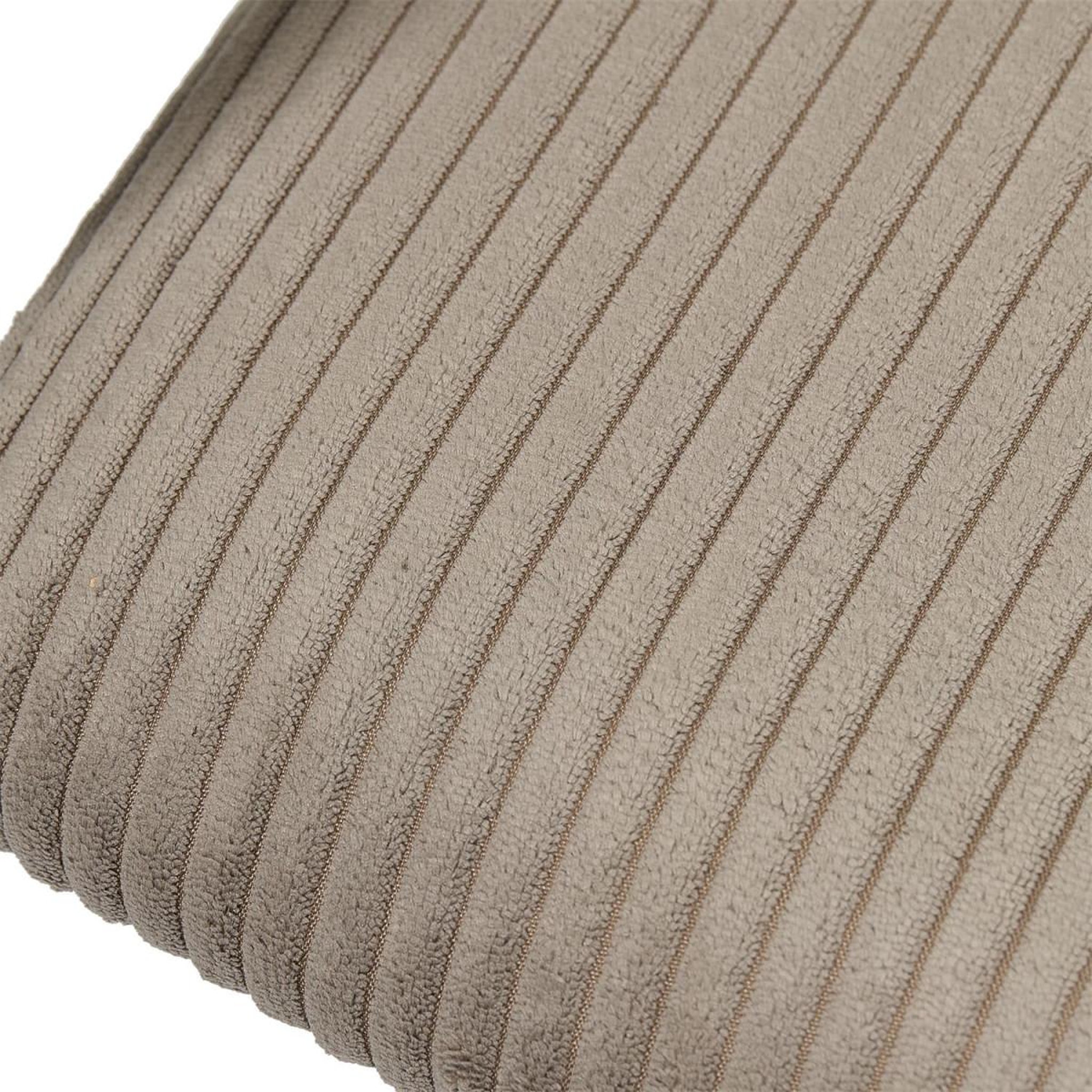 Voir la diapositive 6 : The Home Deco Factory Lot de 2 chaises design côtelé  scott  71cm taupe