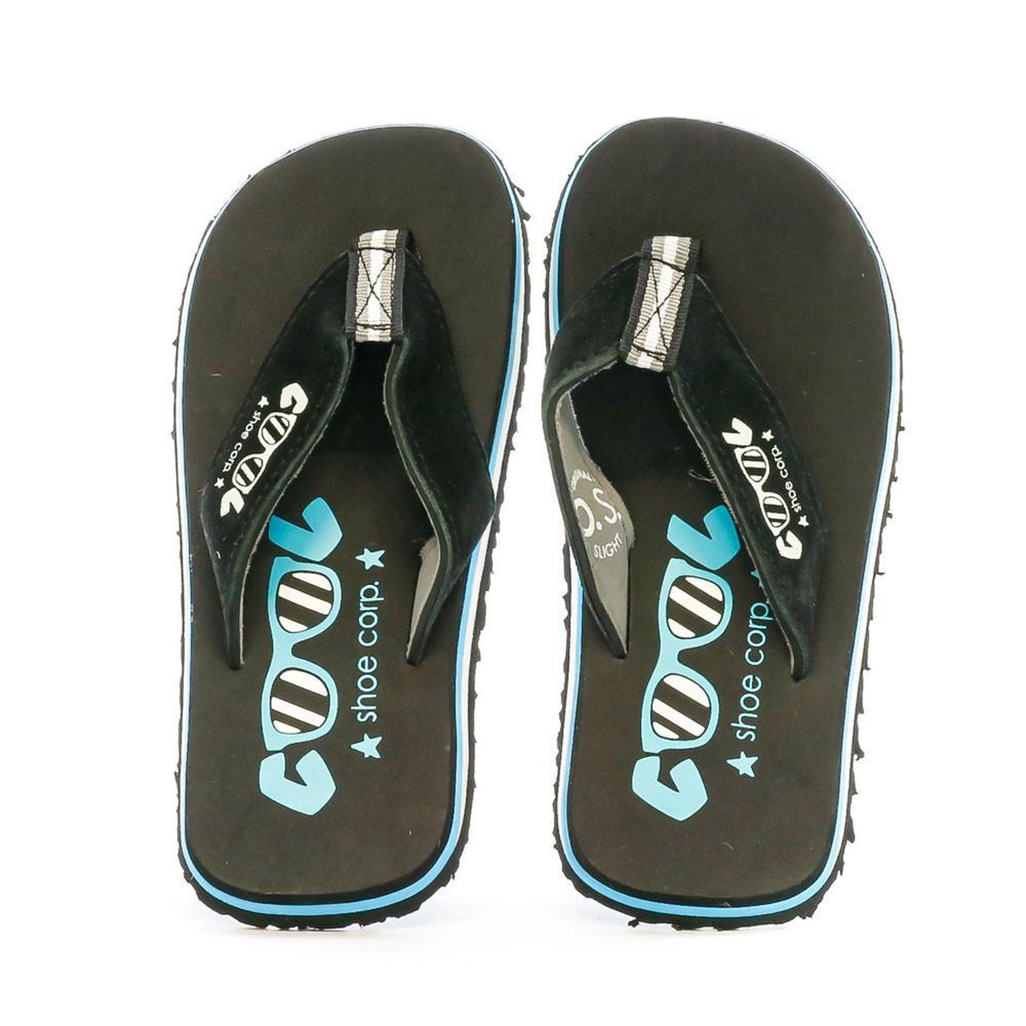 Voir la diapositive 5 : COOL SHOE Tongs Noir/Bleu Garçon Cool Shoe Os