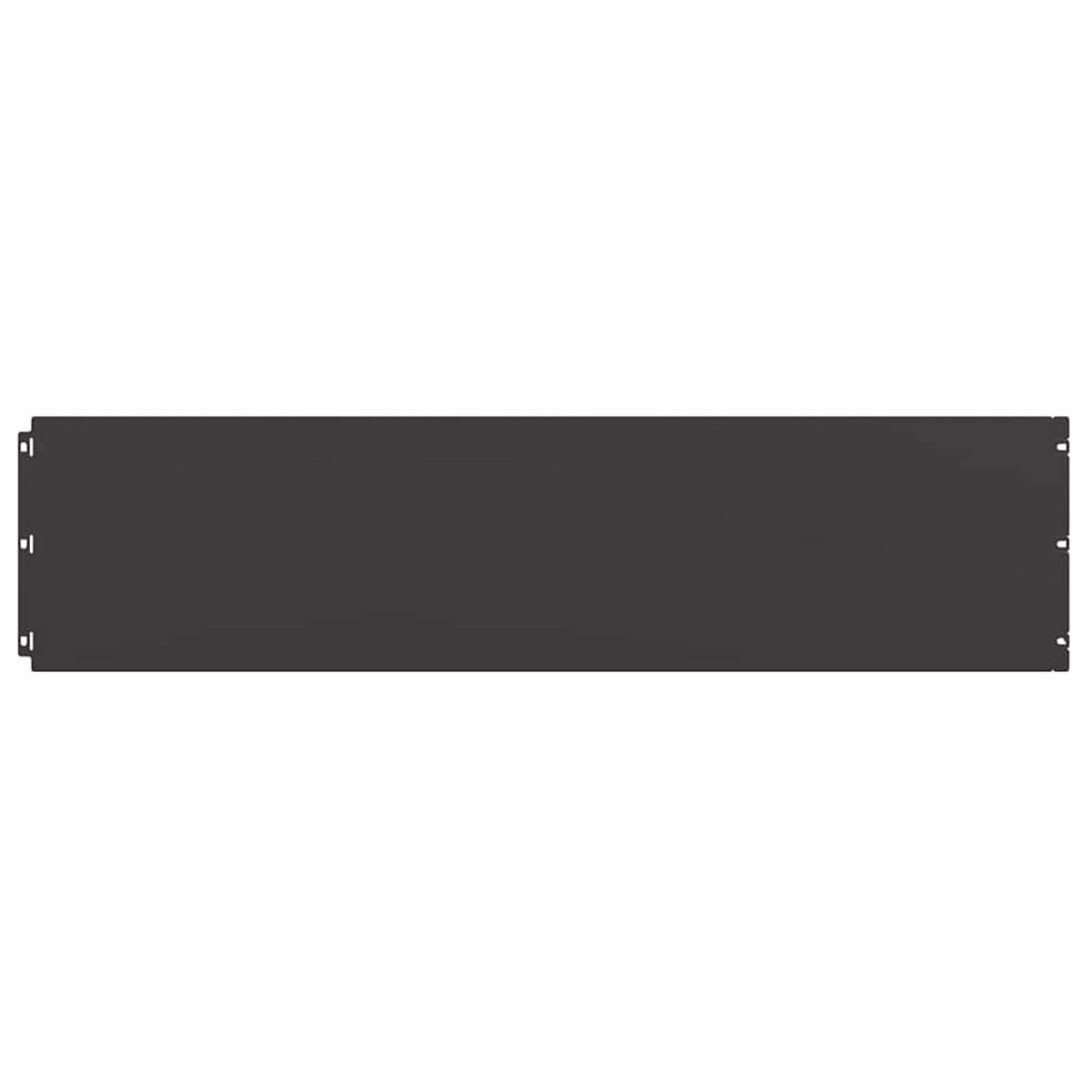 VIDAXL Bordures de pelouse 10 pcs noir 25x103 cm acier lamine a froid