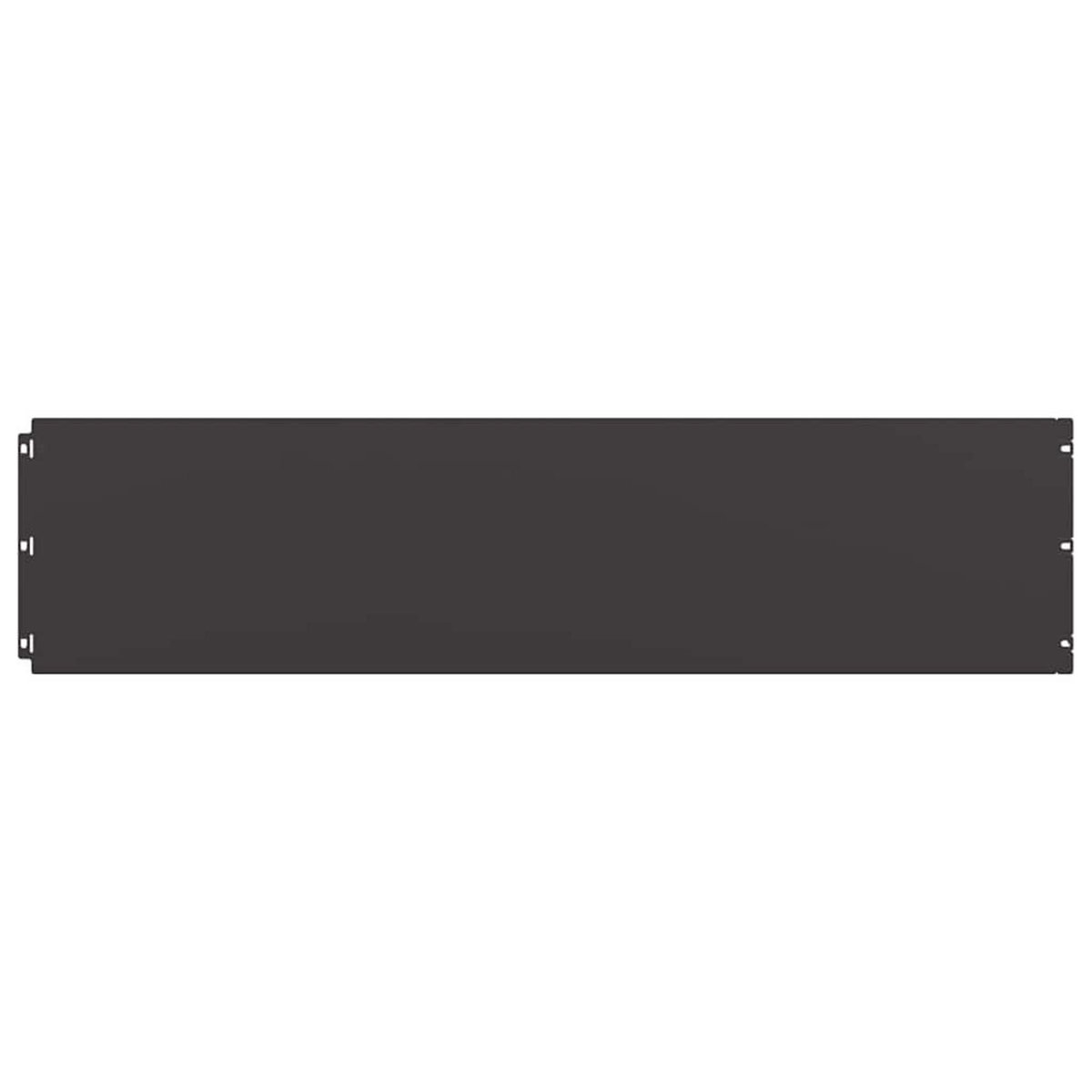 VIDAXL Bordures de pelouse 10 pcs noir 25x103 cm acier lamine a froid