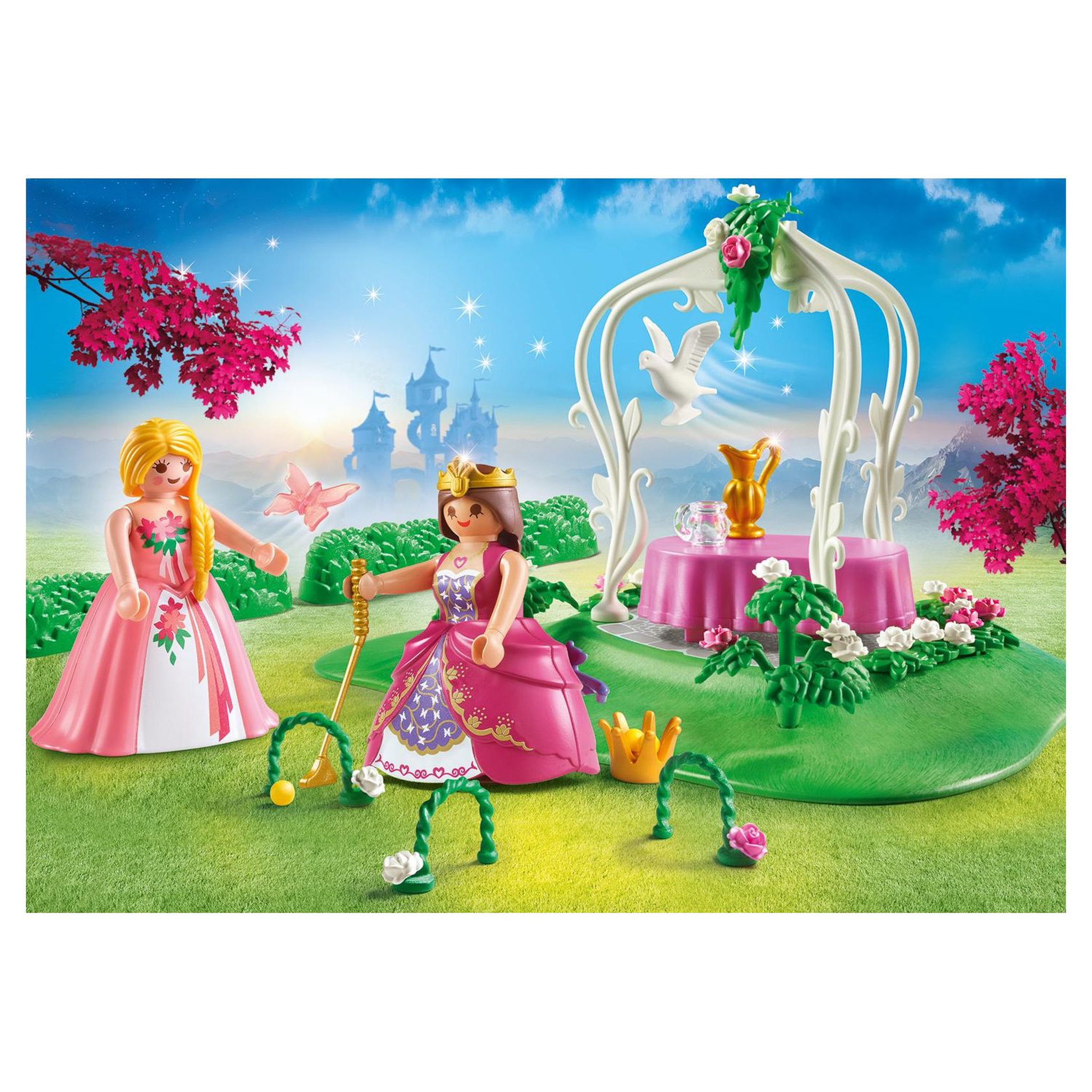 Voir la diapositive 5 : PLAYMOBIL Princess 70819 Starter Pack Princesses et jardin fleuri