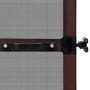 Voir la diapositive 5 : VIDAXL Moustiquaire a charniere pour portes Marron 120x240 cm