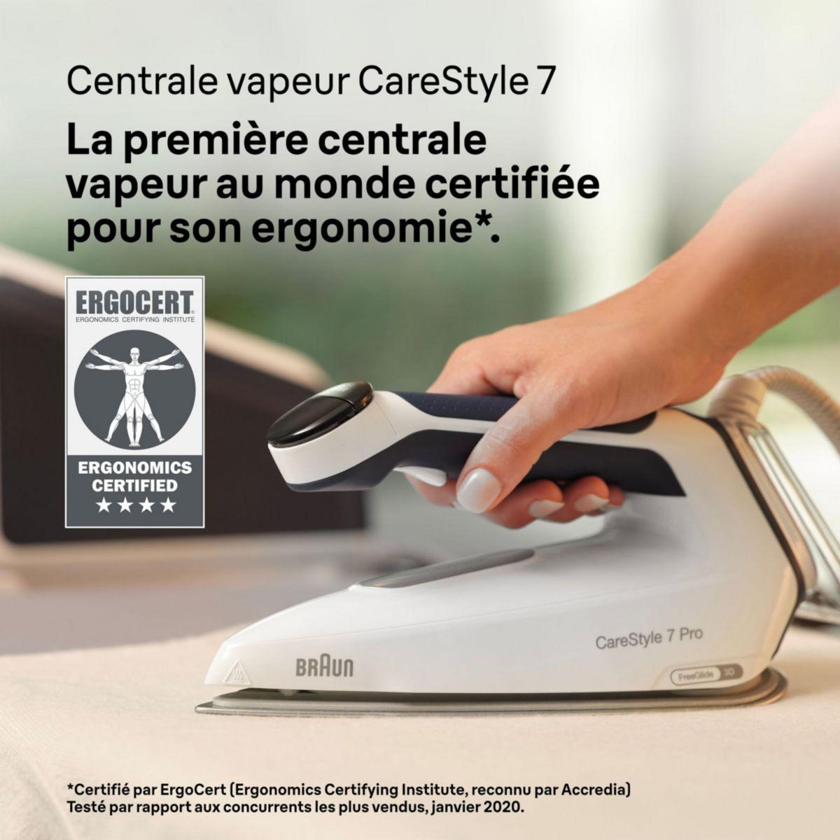 BRAUN Centrale vapeur IS7282BL CareStyle 7 Pro