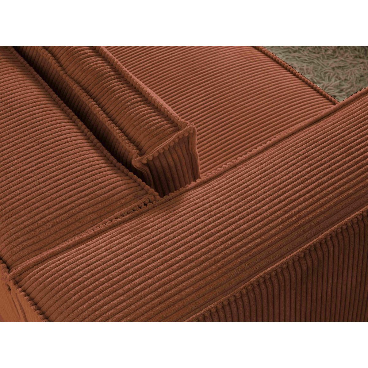 LISA DESIGN Stella - canapé fixe 3 places - en velours côtelé - style contemporain