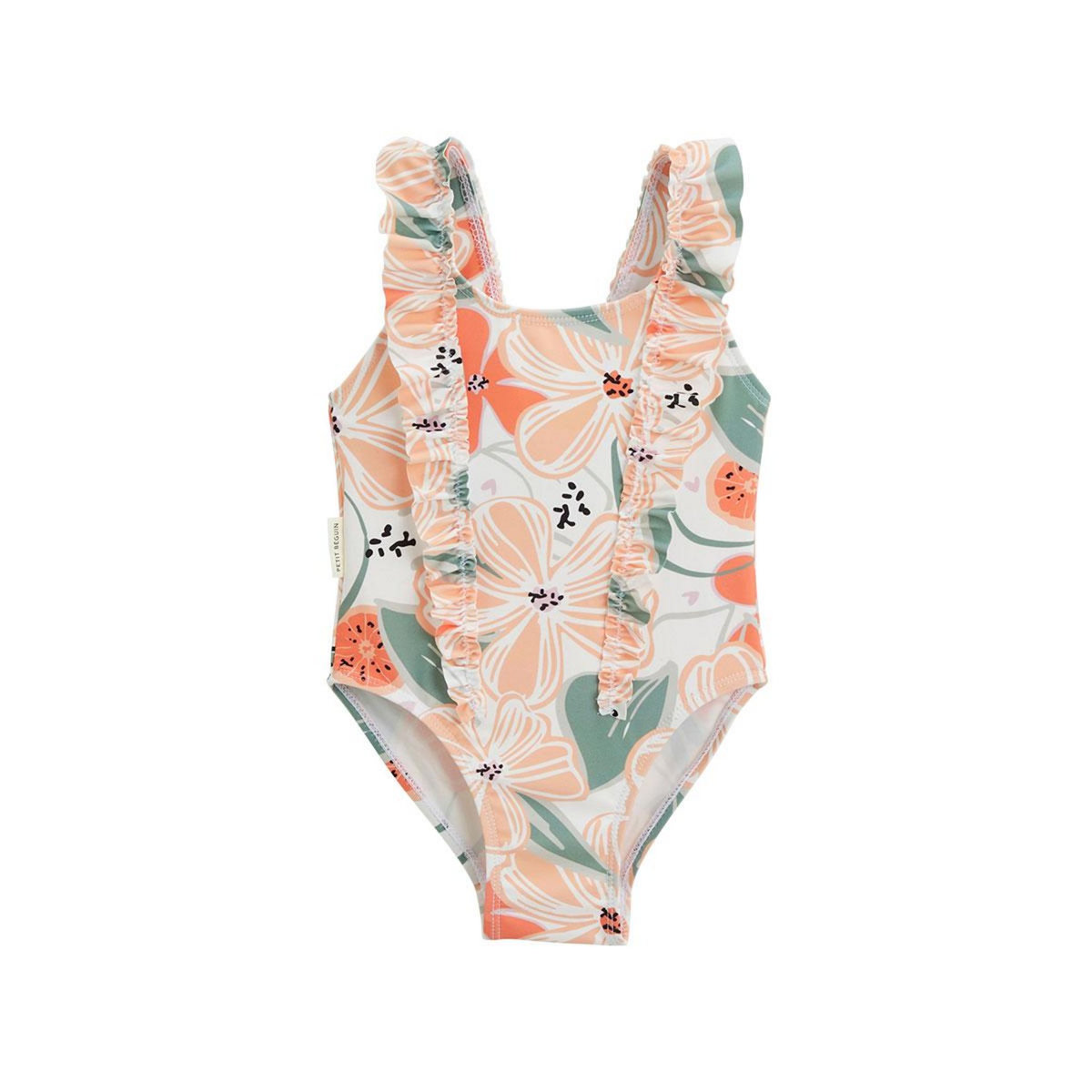 Petit Béguin Maillot de bain enfant 1 pièce Fleur