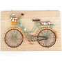 Voir la diapositive 1 : Graine créative Coffret cadre en bois String Art 30 x 20 cm - Bicyclette
