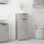 Voir la diapositive 1 : VIDAXL Armoire de salle de bain gris beton 32x34x90 cm