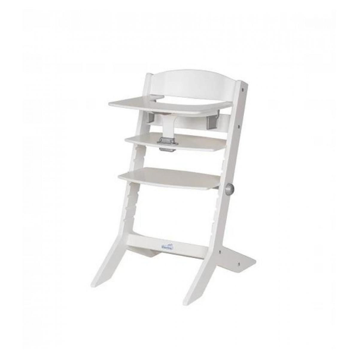 GEUTHER Tablette Multifonctionnelle pour Chaise Haute Syt en Blanc - Idéale pour Repas et Jeux