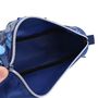 Voir la diapositive 4 : AUCHAN Trousse scolaire triangulaire polyester bleu SPORT STREET CODE