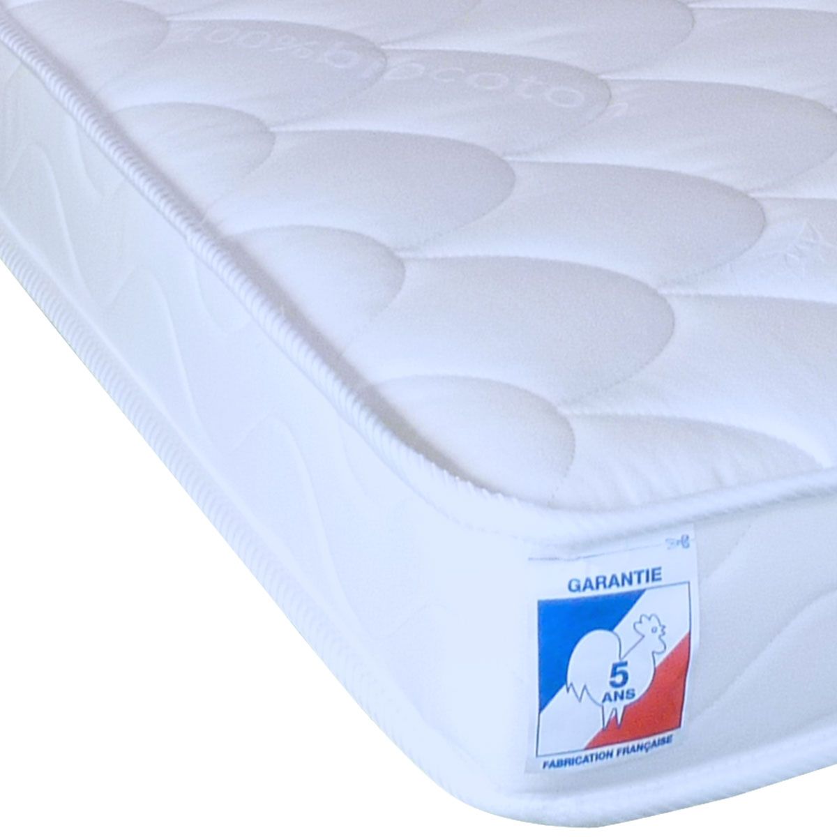 Matelas bébé mousse 60x120cm - Tissu 100%  Biocoton - LILOU