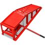 Voir la diapositive 3 : VIDAXL Rampes de reparation auto 2 pcs rouge acier