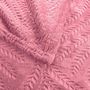 Voir la diapositive 2 : Paris Prix Plaid Uni en Flanelle  Nelia  125x150cm Rose