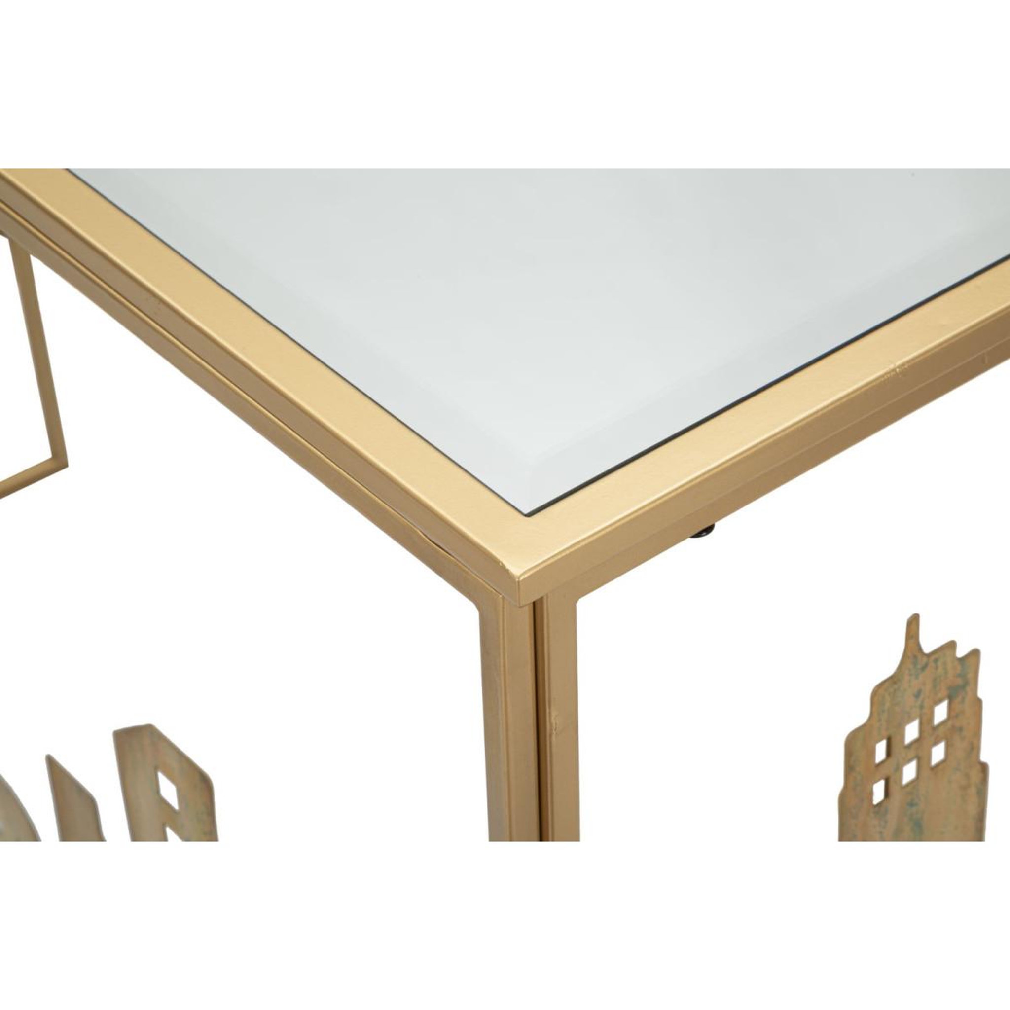 Voir la diapositive 3 : Paris Prix Console design en métal  city  110cm multicolore