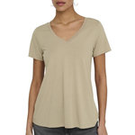 JACQUELINE DE YONG T-Shirt Beige/Doré Femme JDY Dalila. Coloris disponibles : Beige