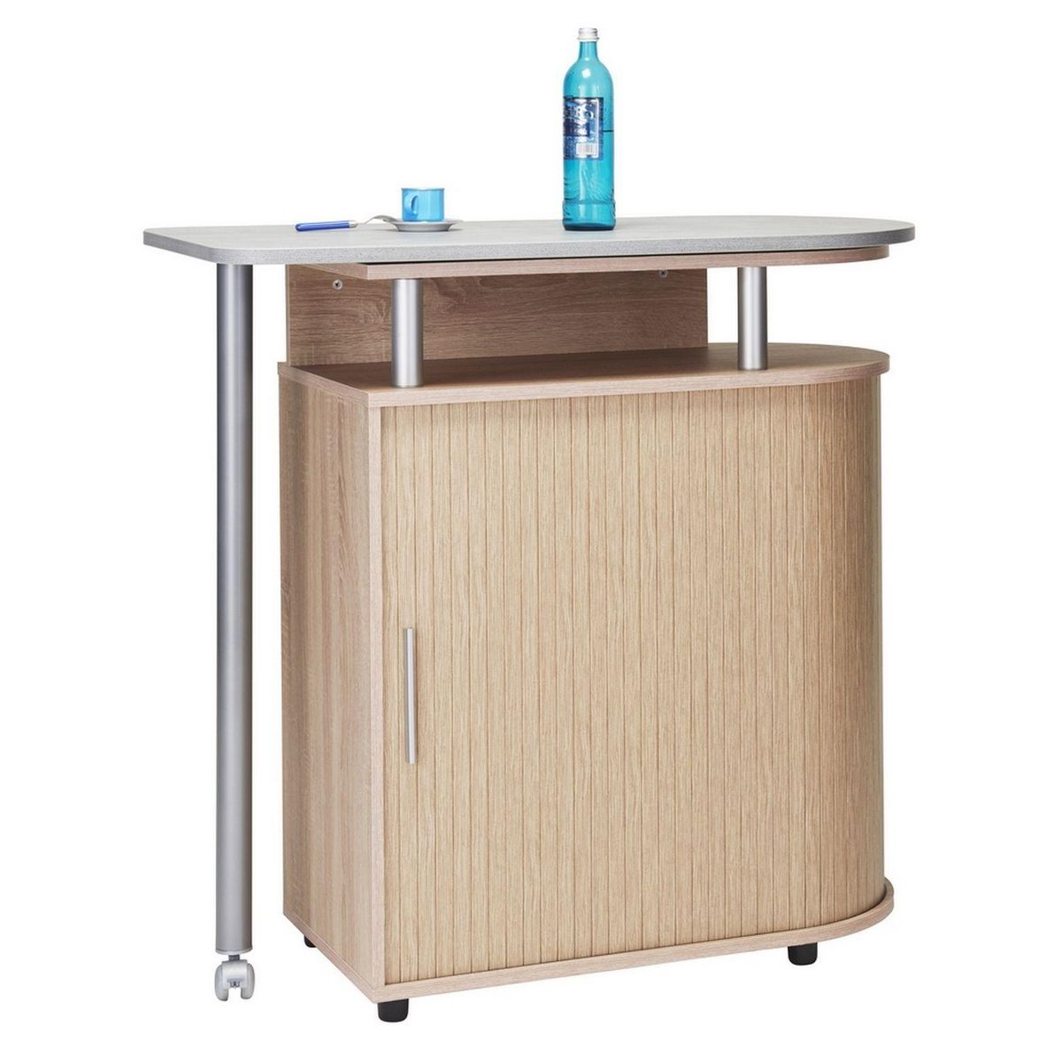 Desserte de cuisine avec plateau de table pivotant FAST FOOD