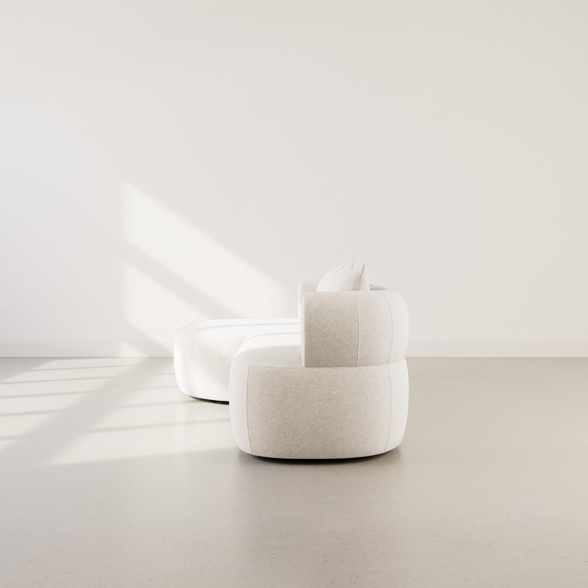 LISA DESIGN Angela - canapé d'angle gauche 4 places en velours texturé