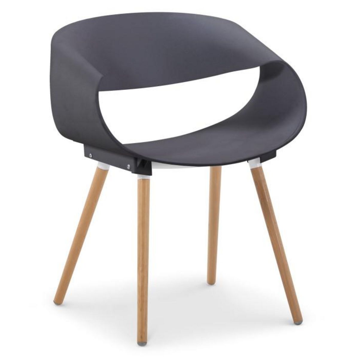 Paris Prix Lot de 2 Chaises Scandinave  Jordana  64cm Gris