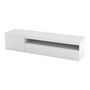 Voir la diapositive 2 : Meuble TV 150cm 2 portes 1 niche TECHNO