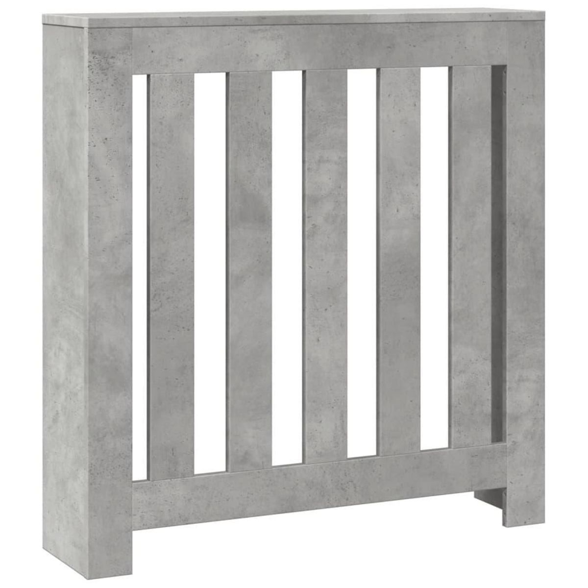 VIDAXL Cache-radiateur gris beton 78x20x82 cm bois d'ingenierie