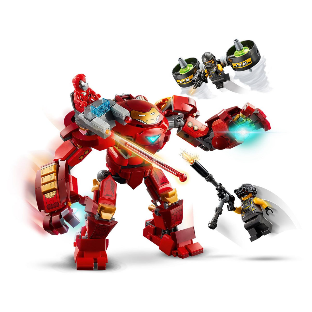 LEGO Marvel Super Heroes 76164 - Iron Man Hulkbuster contre un agent de l&rsquo;A.I.M.