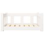 Voir la diapositive 4 : VIDAXL Lit pour chien Blanc 65,5x50,5x28 cm Bois de pin solide