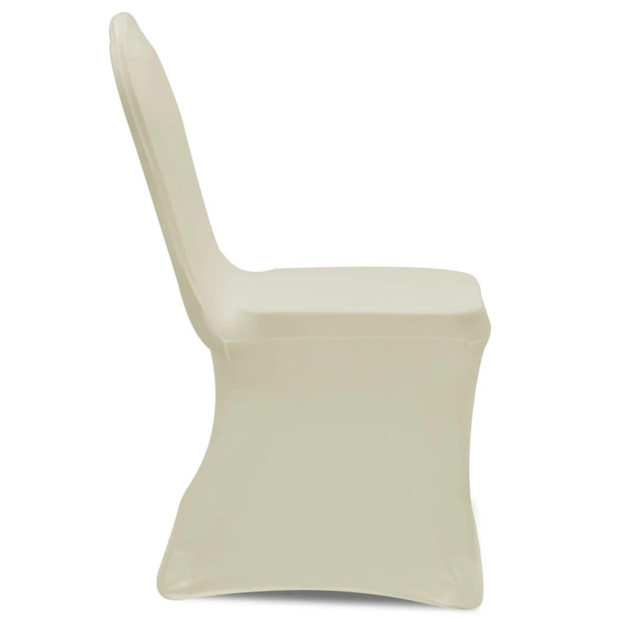 Voir la diapositive 5 : VIDAXL Housses elastiques de chaise Creme 12 pcs