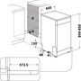 Voir la diapositive 4 : Whirlpool Lave vaisselle 45 cm WSFO3O34PF 6ème Sens