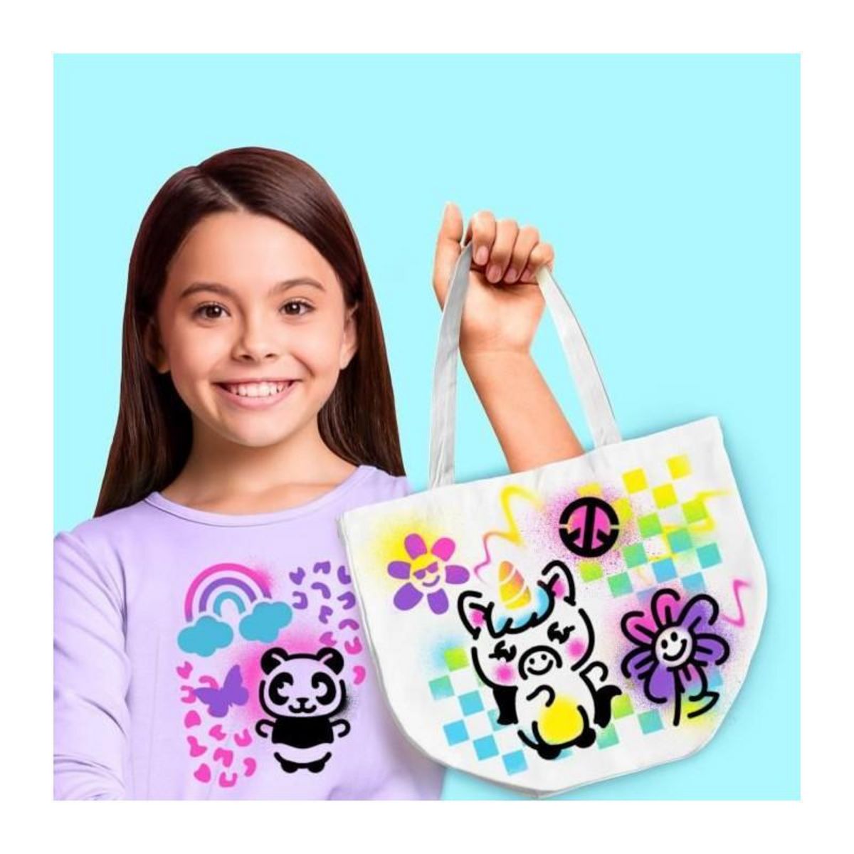 Canal Toys Canal Toys - Airbrush Art - Kit de Fashion Design Kit avec spray électronique, pochoirs et feutres - AIR 016