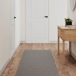 VIDAXL Tapis de couloir gris 60x180 cm